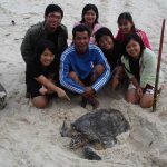 With Slot F volunteers