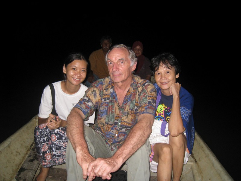 He was entralled by the fireflies