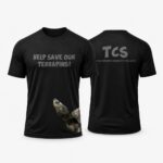 Help Save Our Terrapin | Black-Unisex Short Sleeve Jersey Microfiber - Image 2
