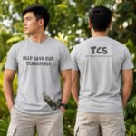 Help Save Our Terrapin | Grey-Unisex Short Sleeve-Jersey Microfiber