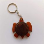 Wooden Turtle Keychain - Image 4