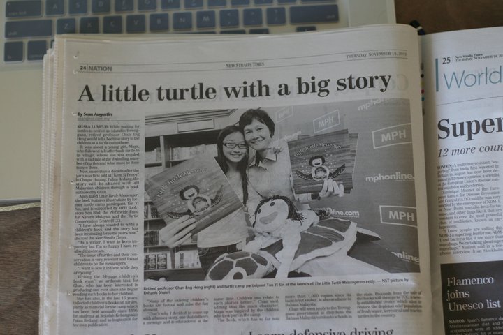 The article occupied more than half a page of the paper