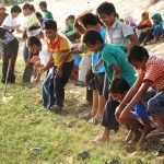 Excited over releasing terrapins